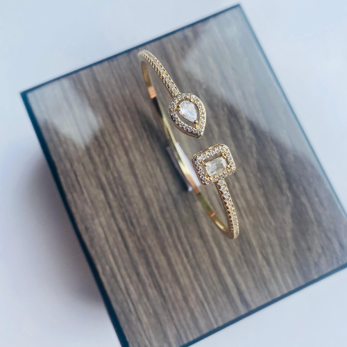 Women’s Luxury Waterproof Open Cuff Bracelet – High Quality & Tarnish-Free